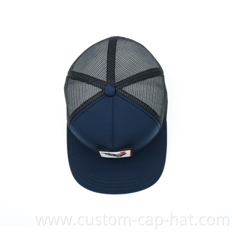 blue trucker cap